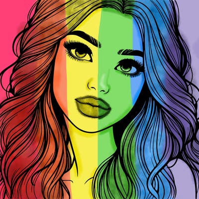 beautiful realistic girl