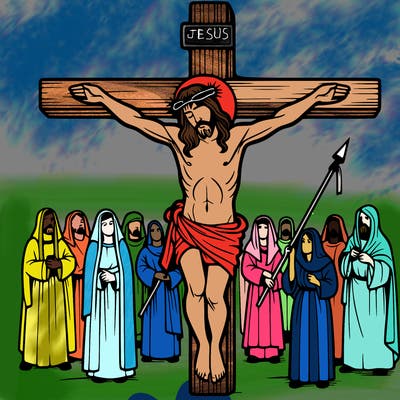 jesus in the cross