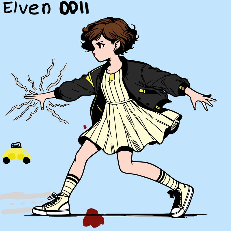 eleven from stranger things