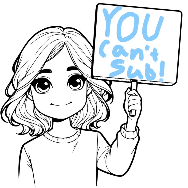 realistic girl holding up a sign