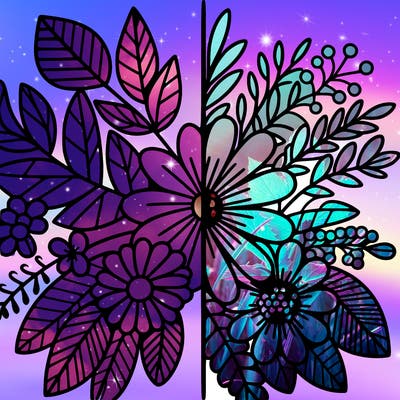 flowers split