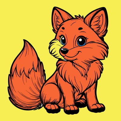 realistic fox