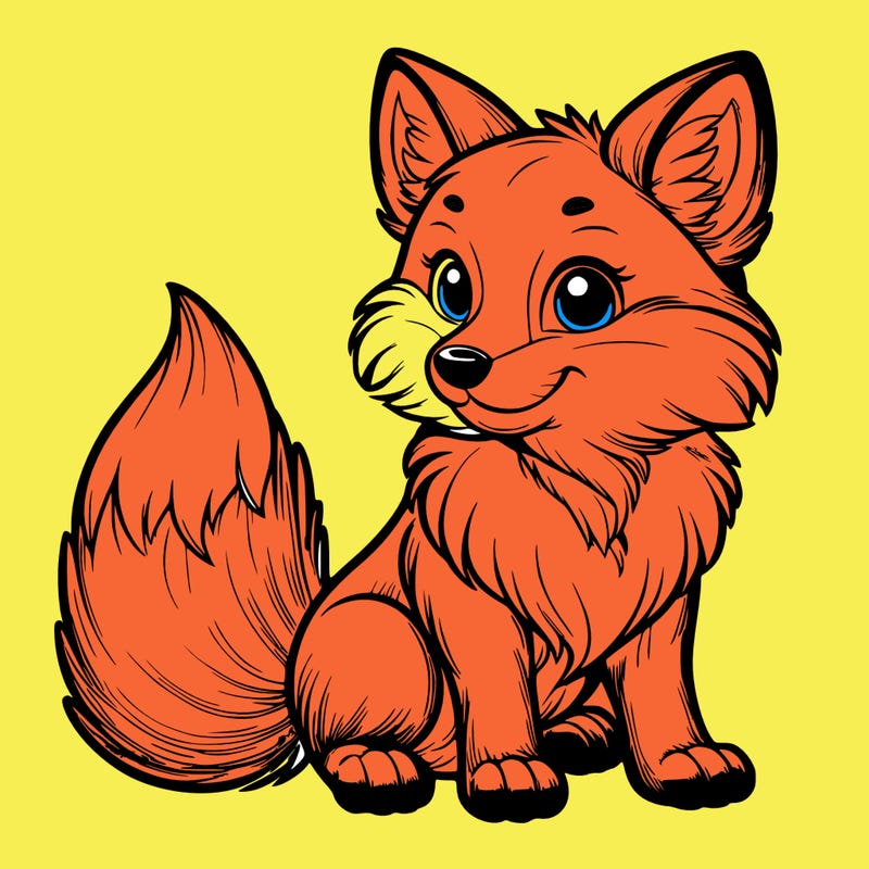 realistic fox