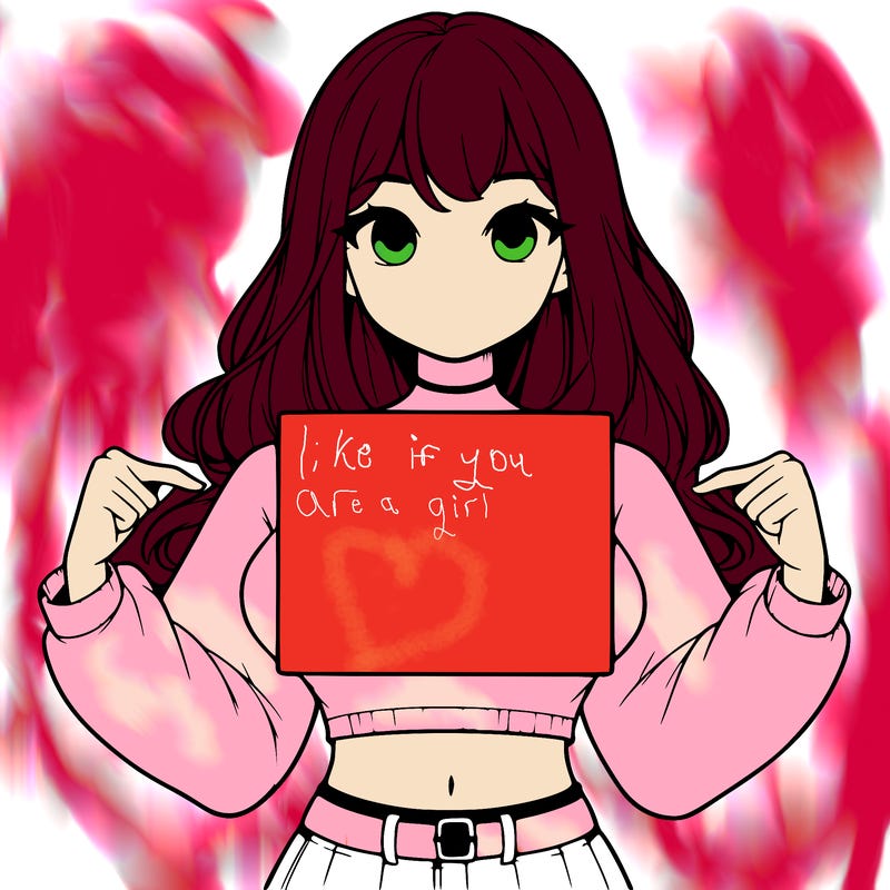 girl holding a blank sign in a long sleeve crop top