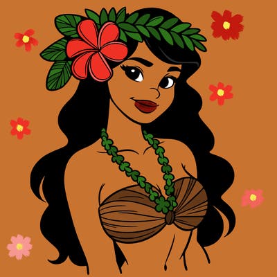 hawaiian woman