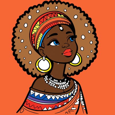 african woman