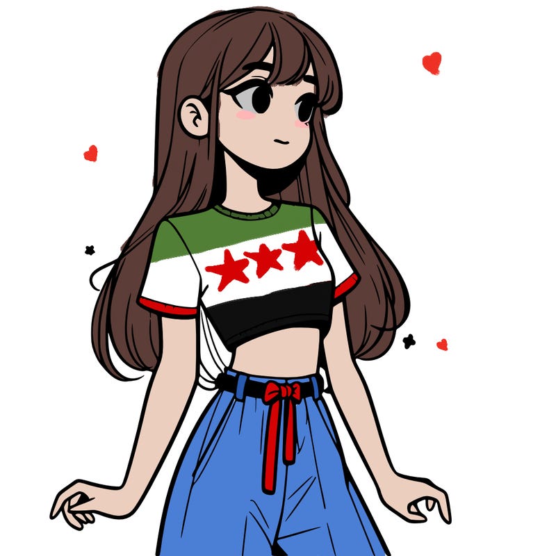 girl in a cute crop top