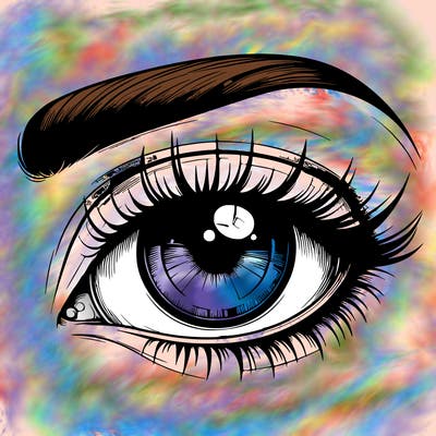 realistic eye