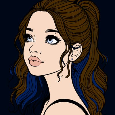 beautiful realistic girl
