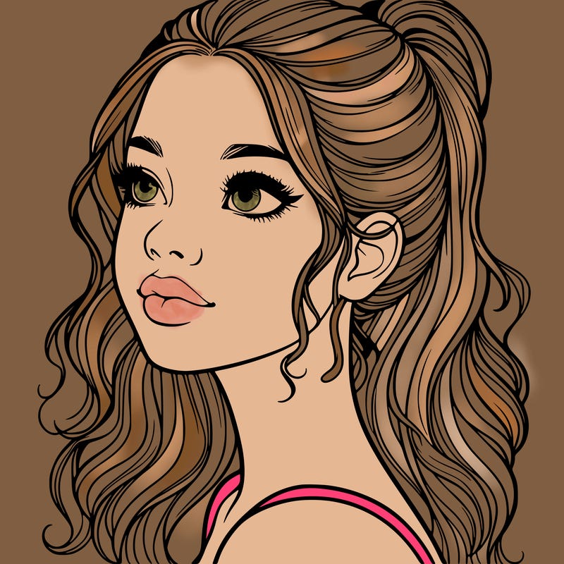 beautiful realistic girl