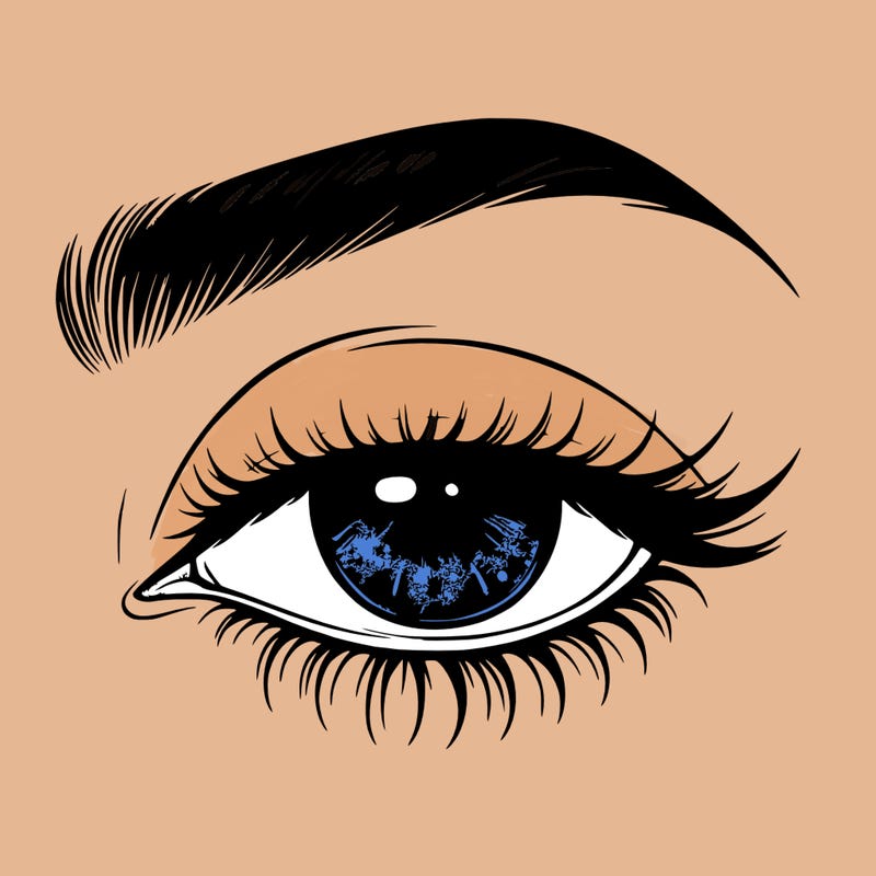 eye closed realistic