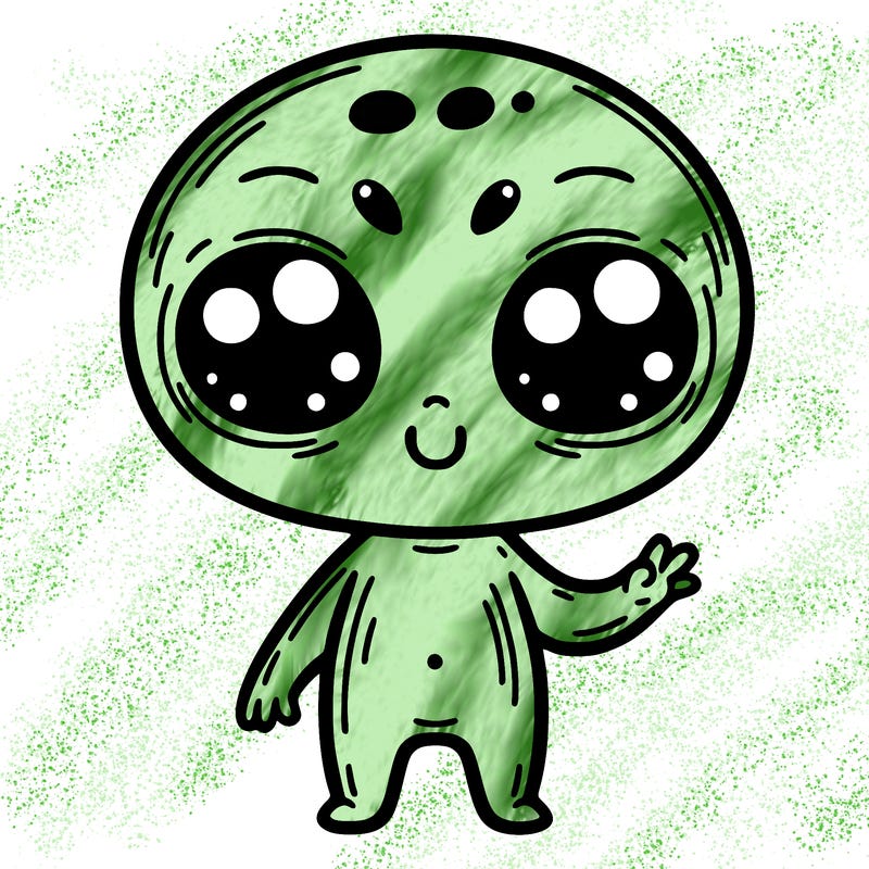 alien cute