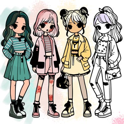 girls with fashion