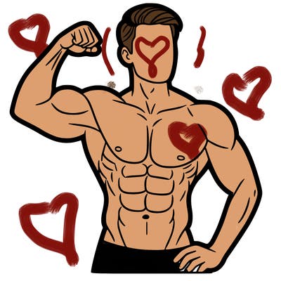 cute 6 pack guy shirtless