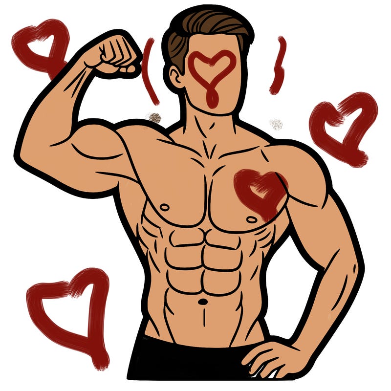 cute 6 pack guy shirtless