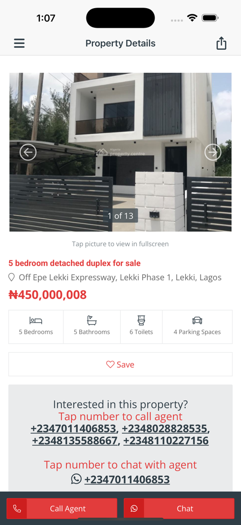 Nigeria Property Centre - Property details for a five bedroom detached duplex for sale in Lekki Phase 1 Lagos