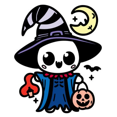 cute scary halloween