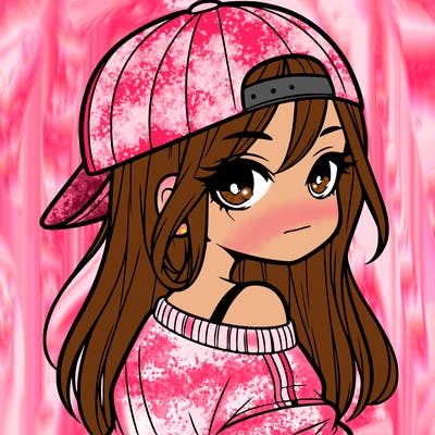 girl with a backward hat on