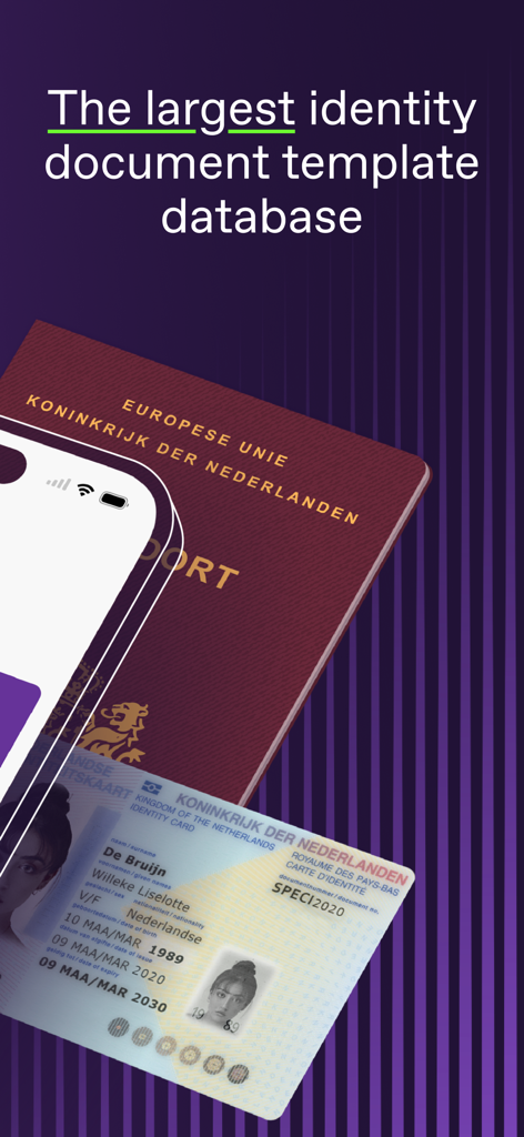 Regula Document Reader présentant la plus grande base de données de modèles de documents d'identité avec un passeport et une carte d'identité