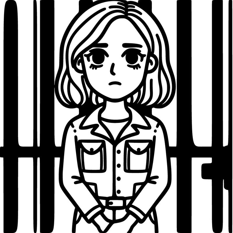 woman in jail