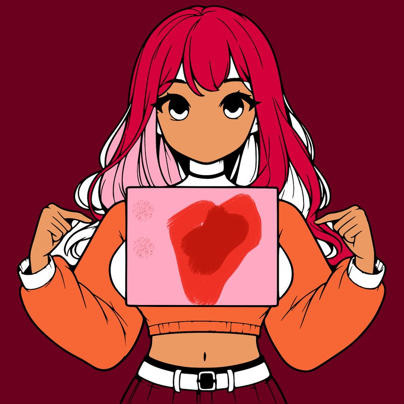 girl holding a blank sign in a long sleeve crop top