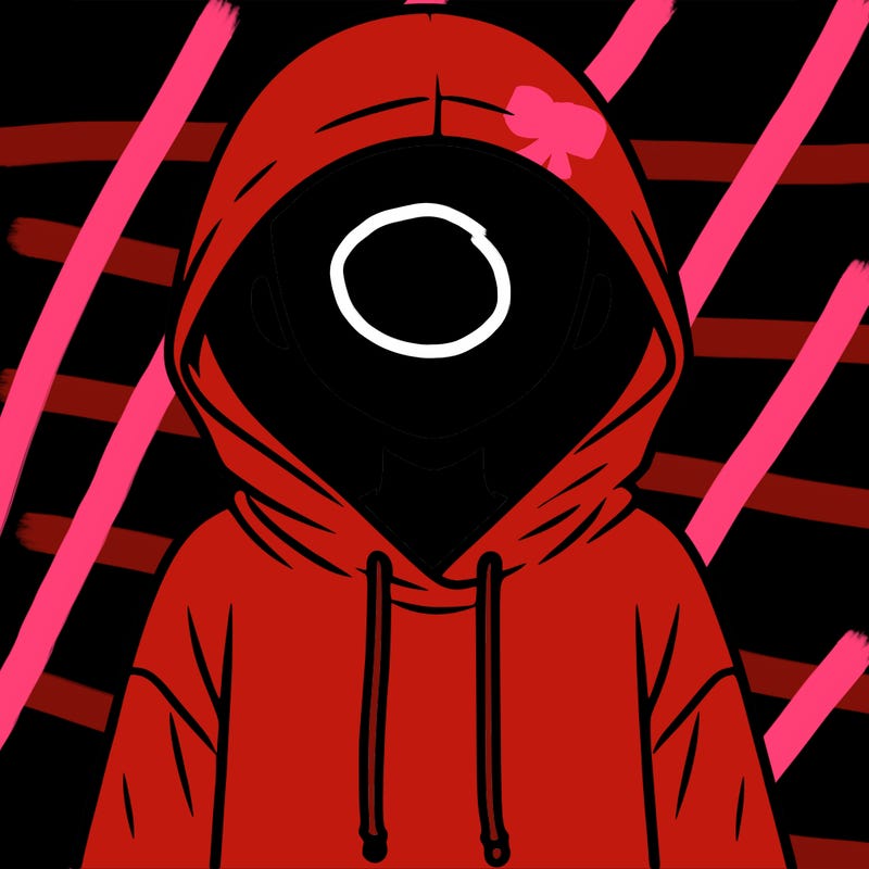 faceless girl in hoodie