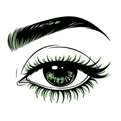eye closed realistic