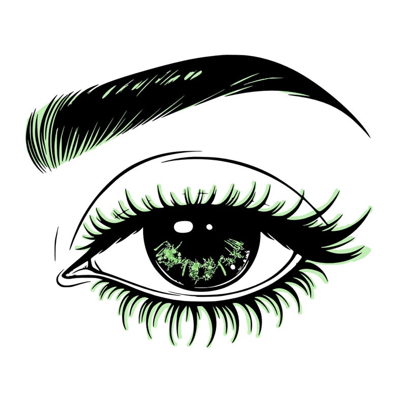 eye closed realistic