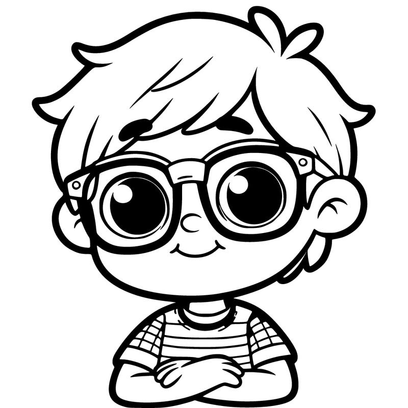 kid with glasses