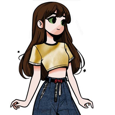 girl in a cute crop top