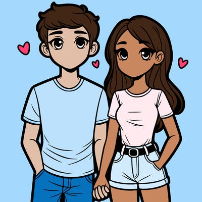 boyfriend and girlfriend