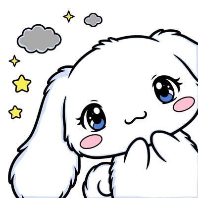 anime cinnamoroll cute fluffy