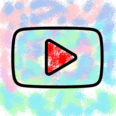 make me the plain youtube logo but a little bit bigger