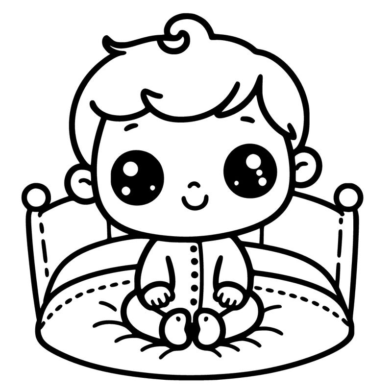 cute easy baby drawing for kids