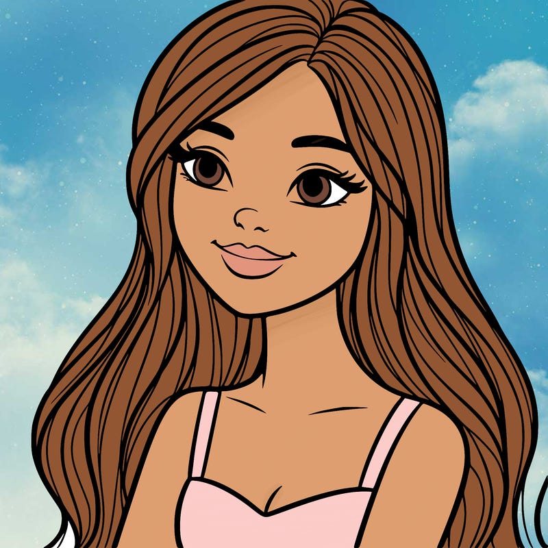 woman with long hair