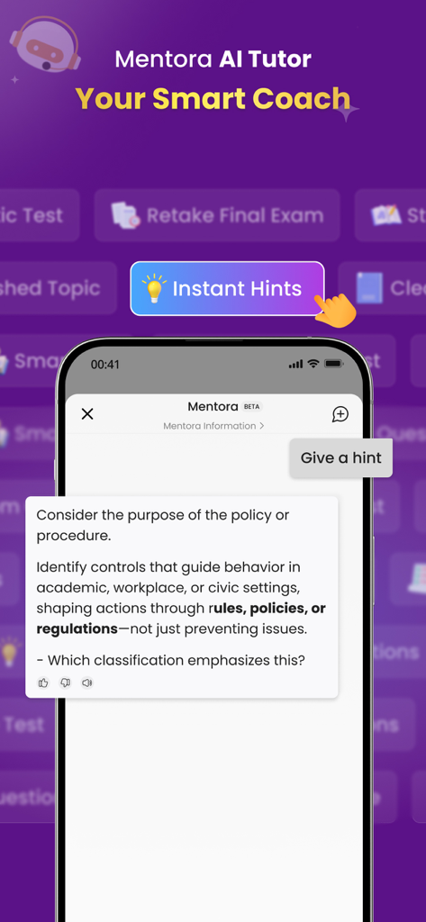 Accuplacer Exam Training 2026 - Accuplacer 시험 준비 2026 모바일 앱에서 즉각적인 힌트를 제공하는 Mentora AI 튜터