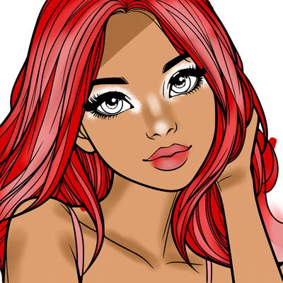 beautiful realistic girl