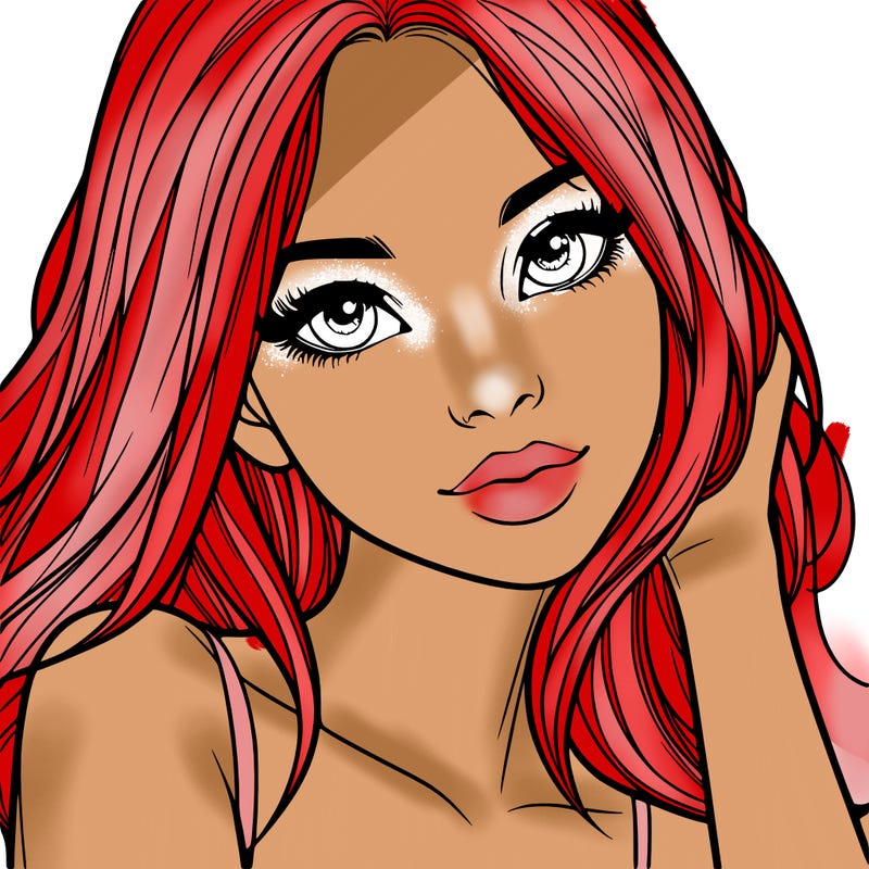 beautiful realistic girl