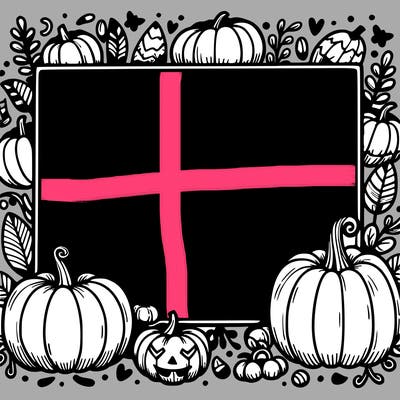 rectangular pumpkin frame