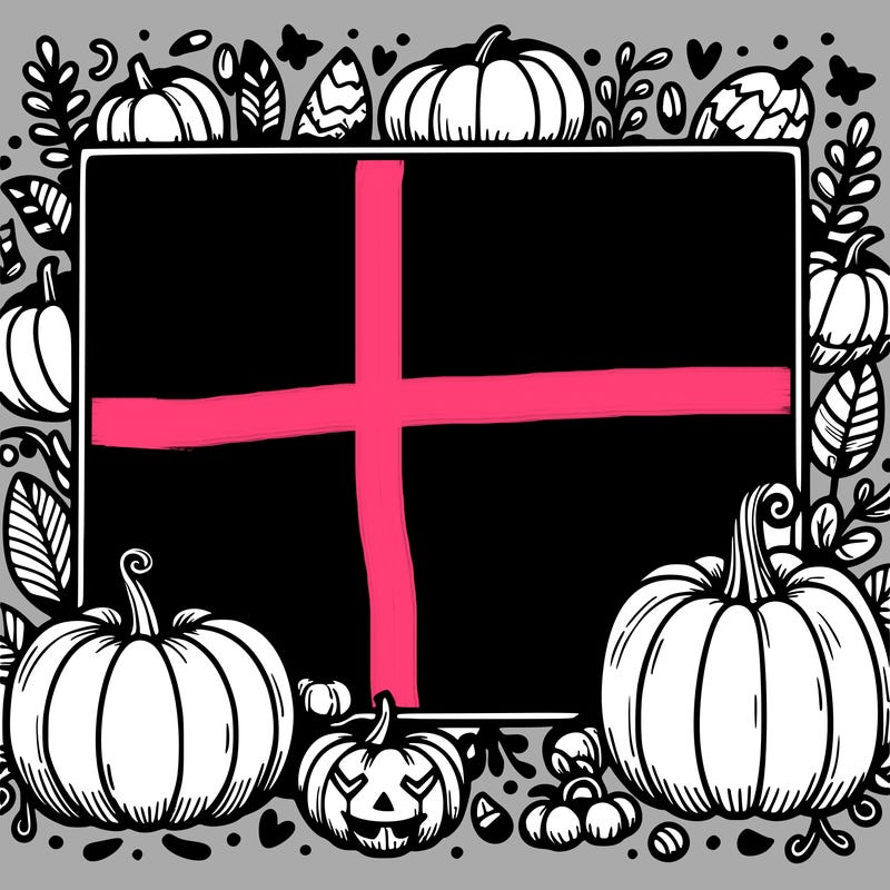 rectangular pumpkin frame