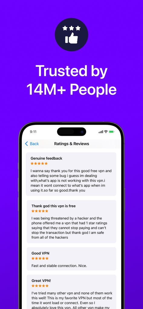 VMP™: Fast Unlimited VPN Proxy - User reviews and ratings for VMP Fast Unlimited VPN Proxy app