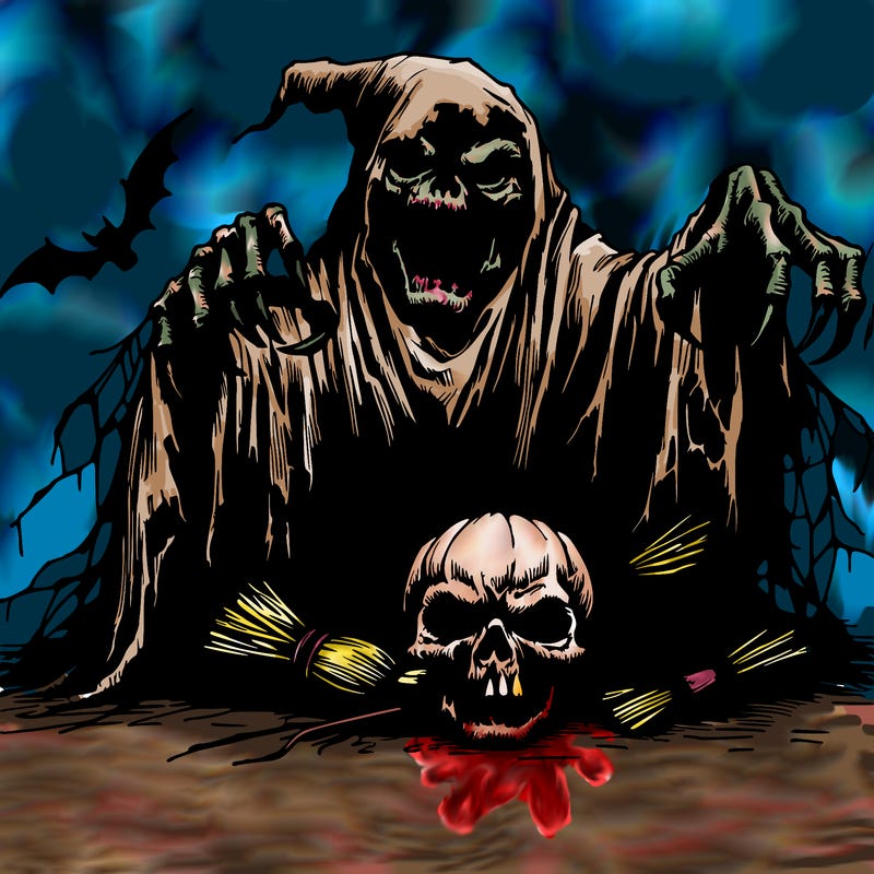 scary halloween realistic