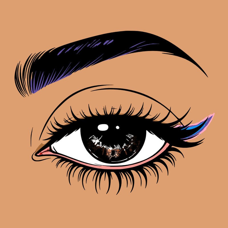 eye closed realistic