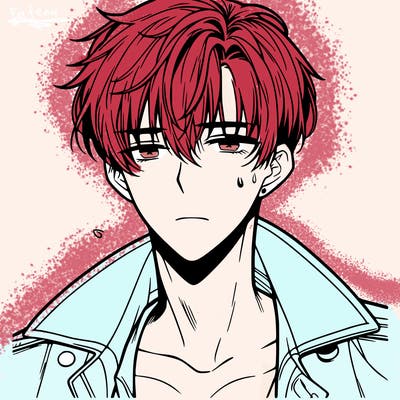 hot boy manga style