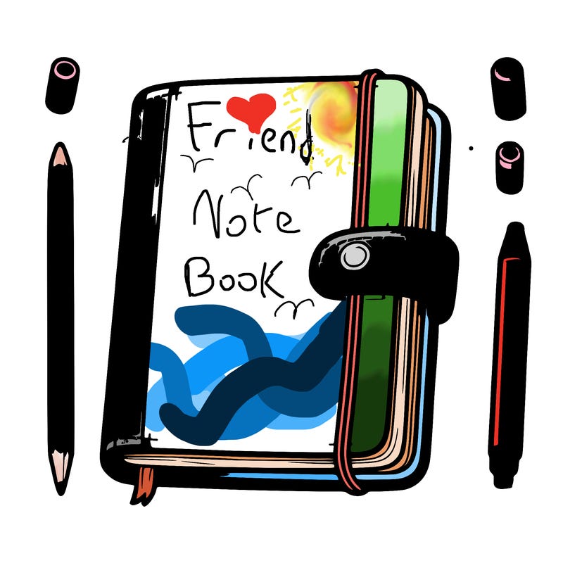 a realistic notebook