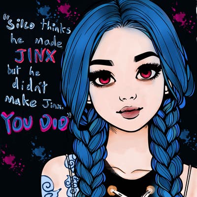 realistic girl with braids