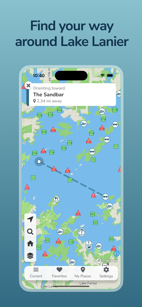 Float Lanier - Navigation App | MWM