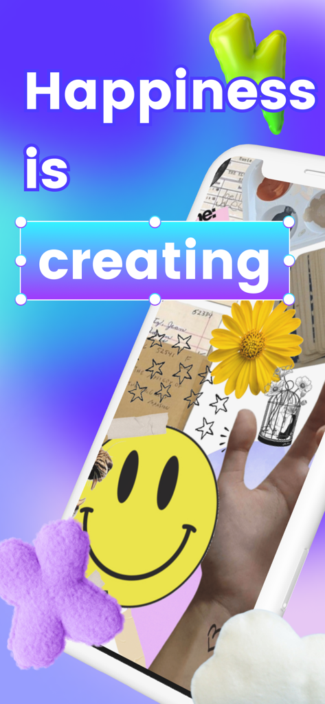 ShopLook - Outfit Maker - ShopLook app interface for creative digital scrapbooking and moodboard design