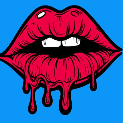 lips that look realistic and drip
