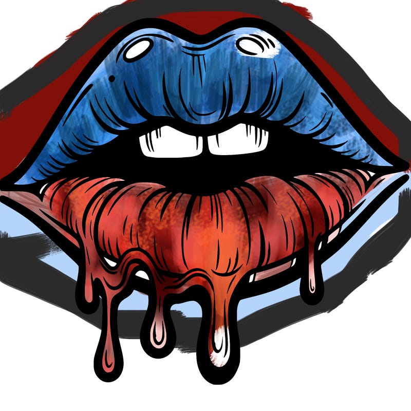 lips that look realistic and drip